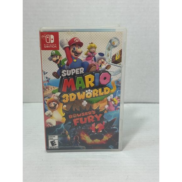Replacement Case Super Mario 3D world Bowser's Fury Nintendo Switch - Picture 1 of 7